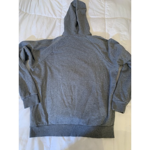 Under Armour Men's Hoodie Size L Grey Loose Fit Fleece Pullover - Picture 7 of 9